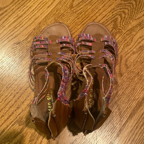 Madden Girl color striped sandals - Picture 2 of 5